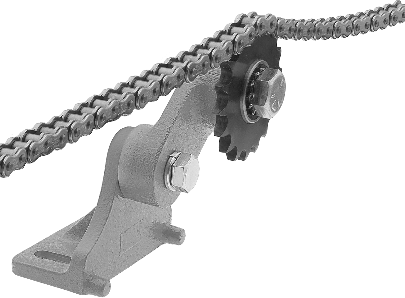 Horizontal Mount Shown with Sprocket (Not Included)
