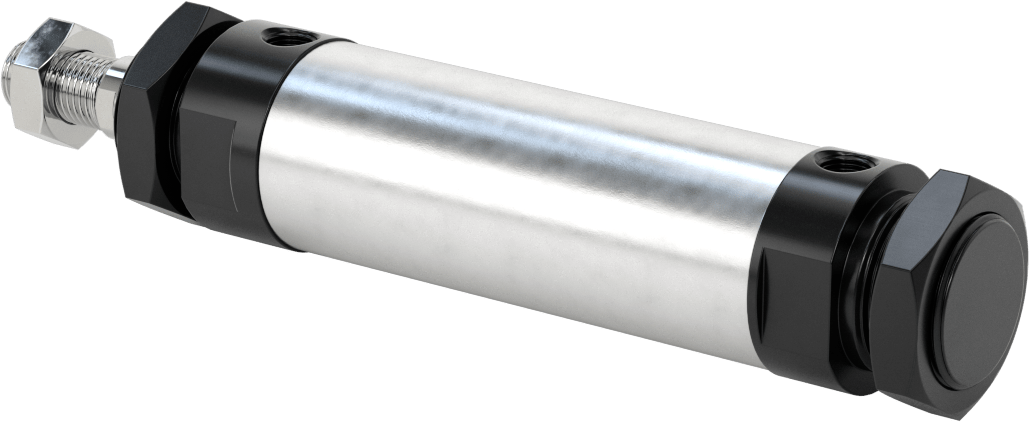 Yuvarlak Gövdeli Hidrolik Silindir, 32 mm Delik Çapı, 50 mm Strok Uzunluğu