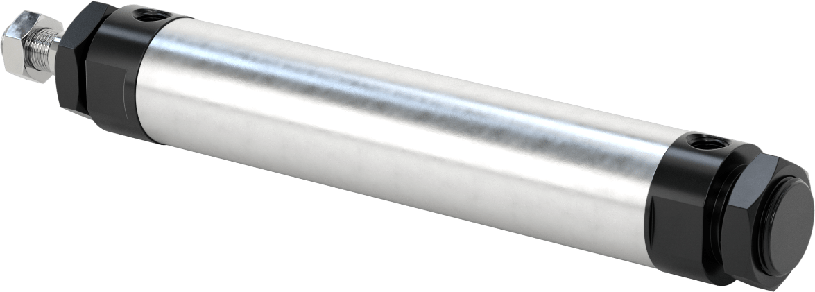 Yuvarlak Gövdeli Hidrolik Silindir, 40 mm Delik Çapı, 150 mm Strok Uzunluğu