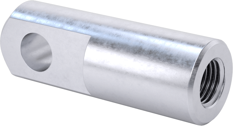 40 mm Çaplı Yuvarlak Gövde Hidrolik Silindir için Çubuk Ucu Somunu