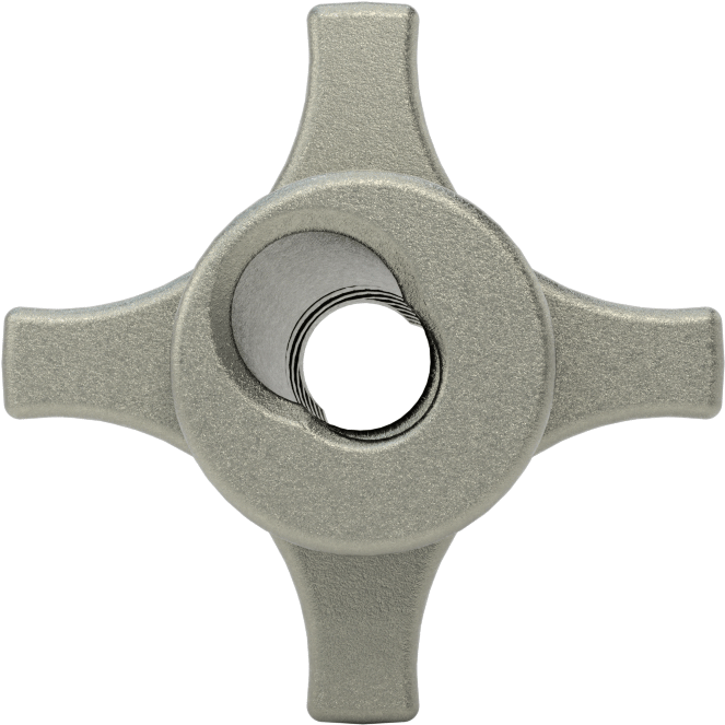 Hızlı Kilitli Çelik Topuz, 1/4"-20 Dişli Delik
