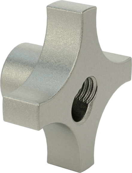 Hızlı Kilitli Çelik Topuz, 3/8"-16 Dişli Delikli