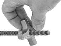 Quick-Lock Dişli Delikli Düğmeler