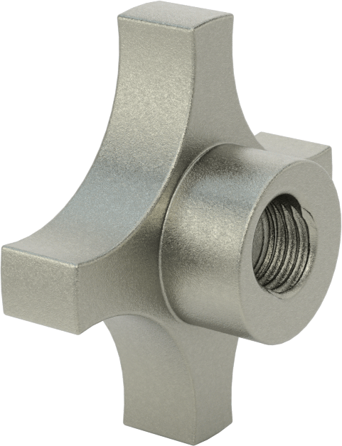 Hızlı Kilitli Çelik Topuz, 5/8"-11 Dişli Delik ile