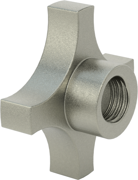 Hızlı Kilitli Çelik Topuz, 3/4"-10 Dişli Delik