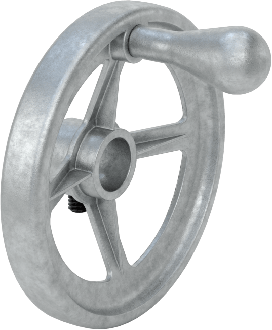 Çinko Dişsiz Delikli Çarklı El Çarkı, Dönen Saplı Delikli Çukur Tekerlek, 3/4" Hole