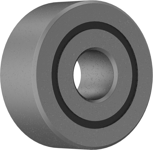 Çelik Bilyalı Rulman, Sızdırmaz, Anma Numarası R2-2RS, 1/8" Mil Çapı için