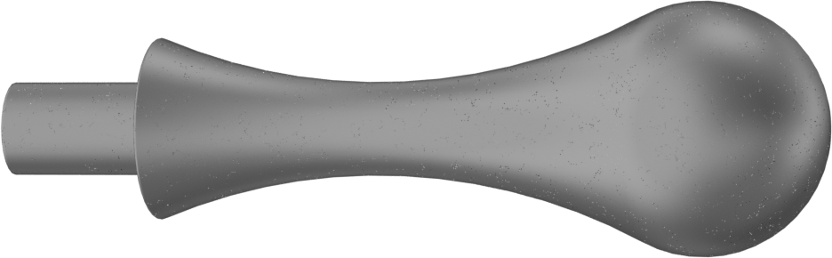 İtmeli kol, 11/16“ Uzunlukta 7/16” Çaplı Saplama, 3-1/4" Uzunluk