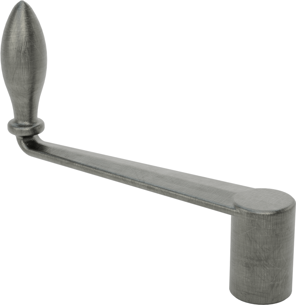 Krank Kolu, İşlenebilir-Göbek-Montaj, 6-1/2" Sap Uzunluğu