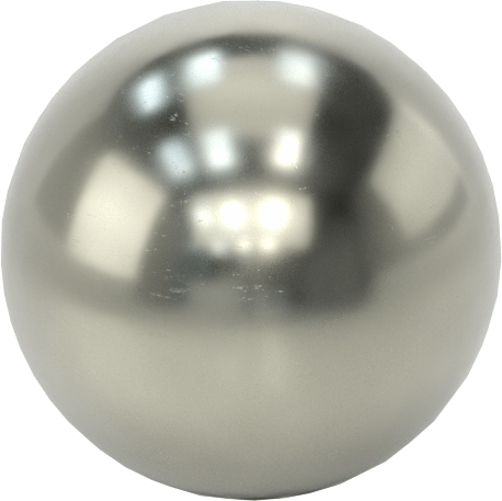 Çelik Top Düğme, 1/4"-20 Dişli Delikli, 1/2" Derinlik
