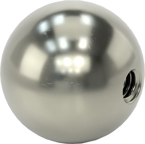 Çelik Top Düğme, 5/16"-18 Dişli Delik, 5/8" Derinlik