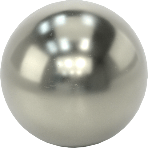 Çelik Top Düğme, 5/16"-18 Dişli Delik, 5/8" Derinlik