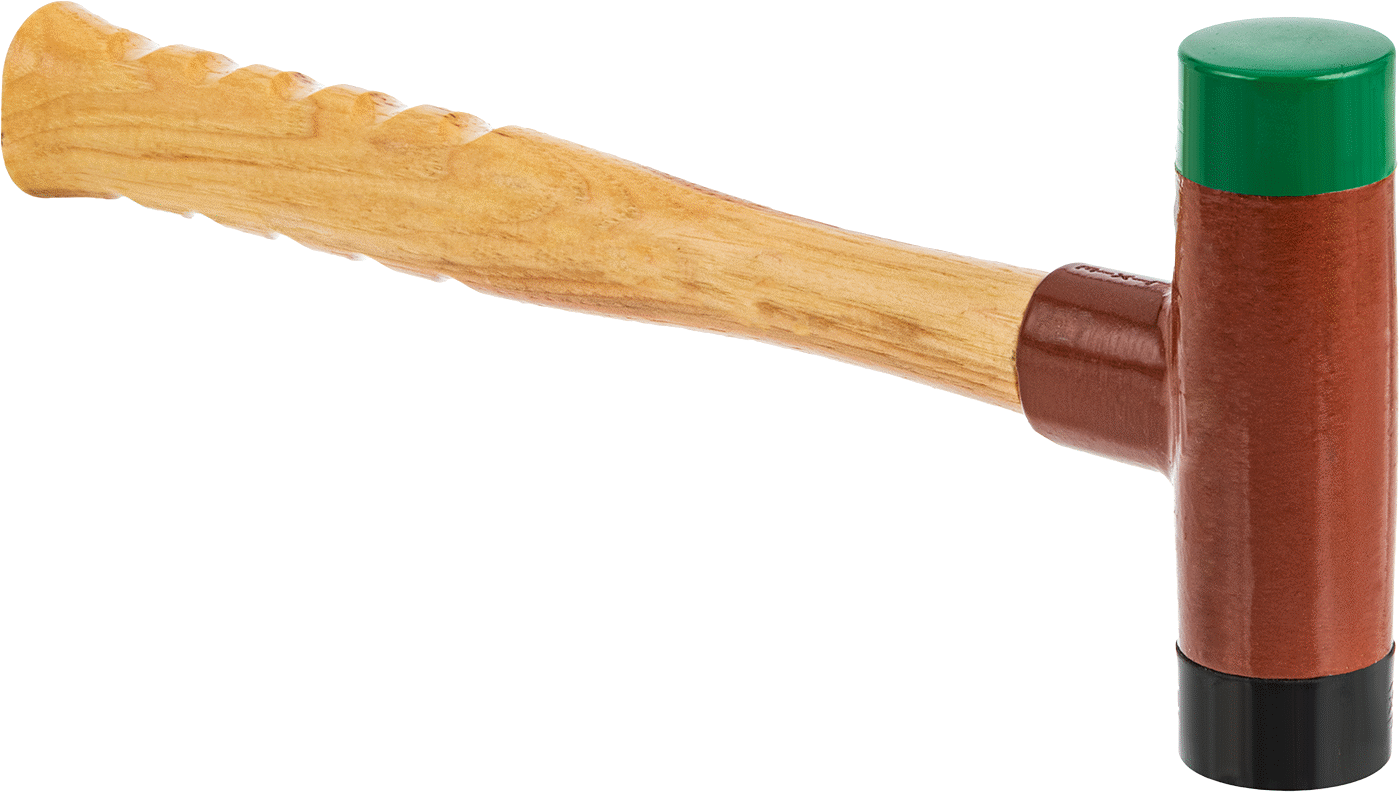 Değiştirilebilir Yüzeyli Sert Darbe Çekici, 1-1/2" Çaplı Poliüretan Vidalı Yüz, 1-3/8 lbs.