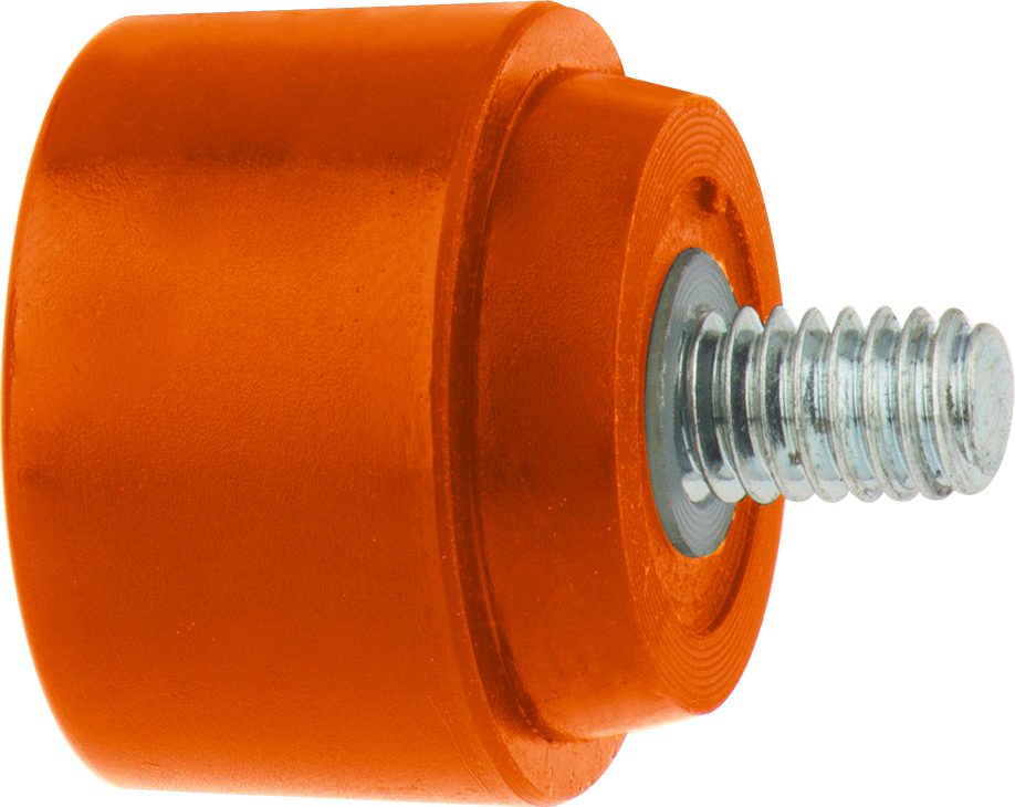 Poliüretan Çekiç Yüzü, Yumuşak, 1-1/4" Çap