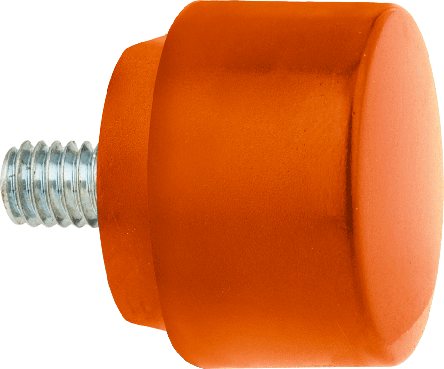 Poliüretan Çekiç Yüzü, Yumuşak, 1-1/4" Çap