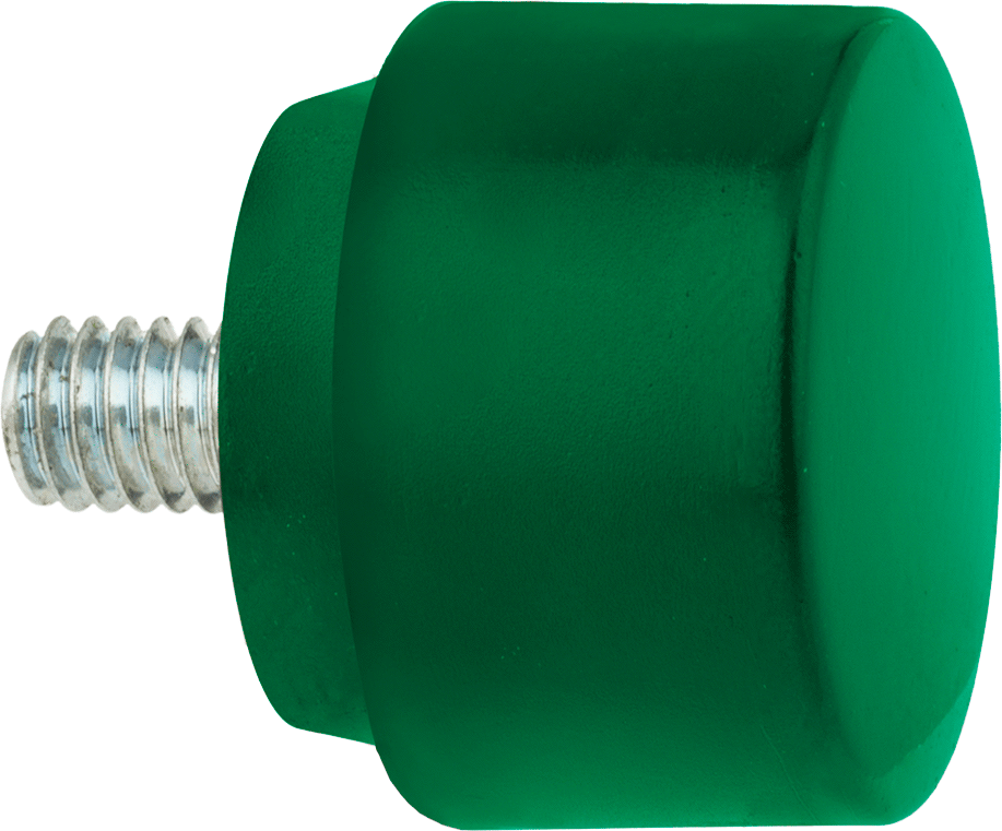 Poliüretan Çekiç Yüzü, Orta, 1-1/4" Çap
