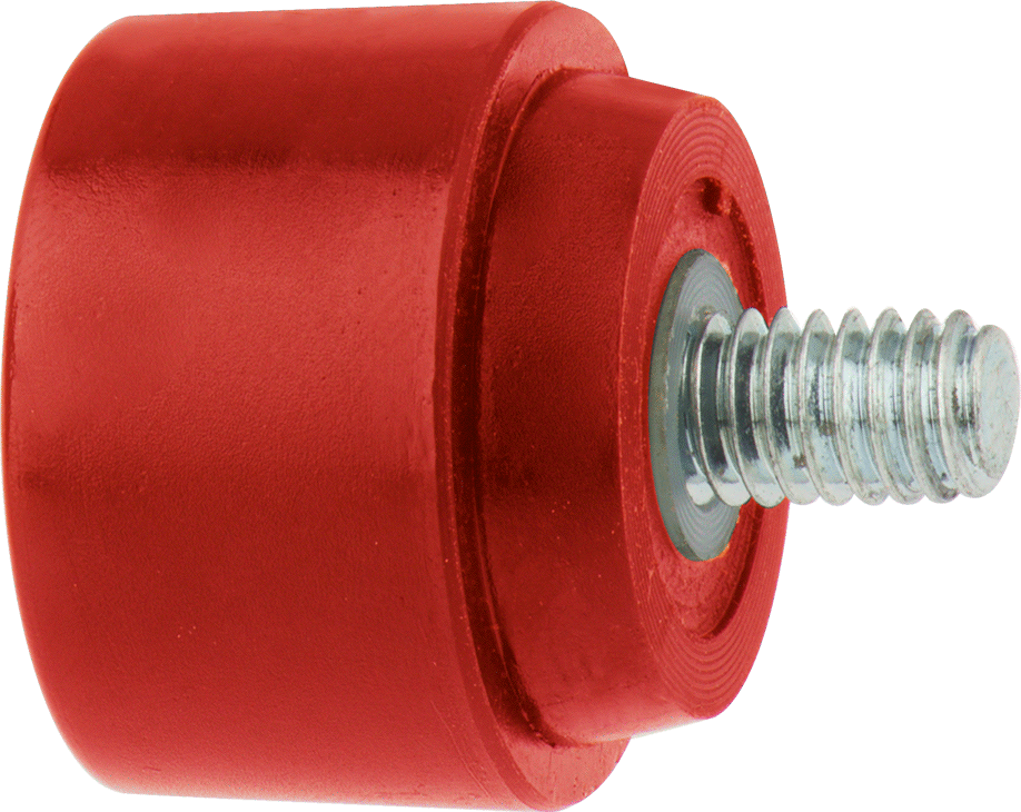 Poliüretan Çekiç Yüzü, Sert, 1-1/4" Çap