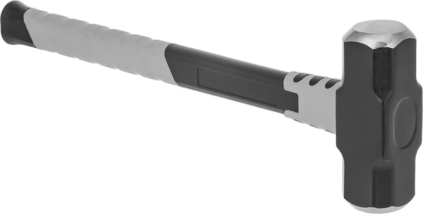 Çelik Yüzlü Balyoz, Polipropilen Sap, Fiberglas Çekirdek, 4 lbs. 1-3/4" Çaplı Yüzey