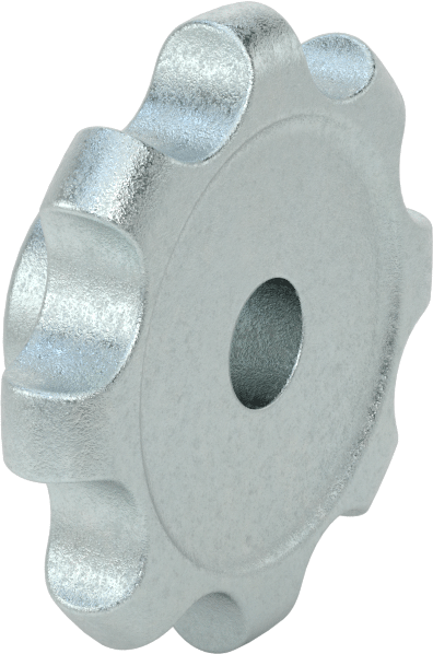 Yivli Çinko Delikli Topuz, 1/2“ Çap x 7/8” Derinlikte Delik