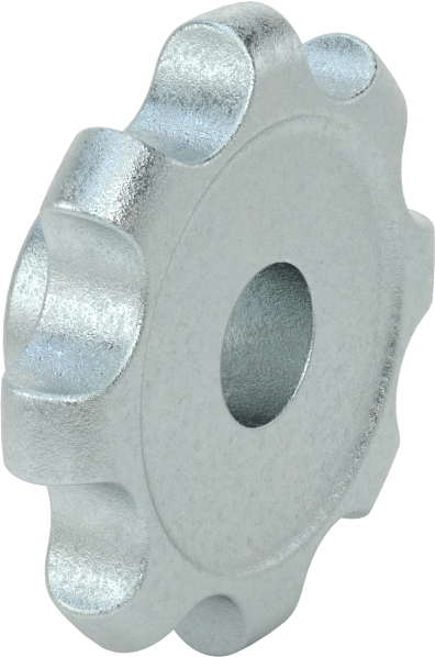Yivli Çinko Delikli Topuz, 5/8“ Çap x 7/8” Derinlik
