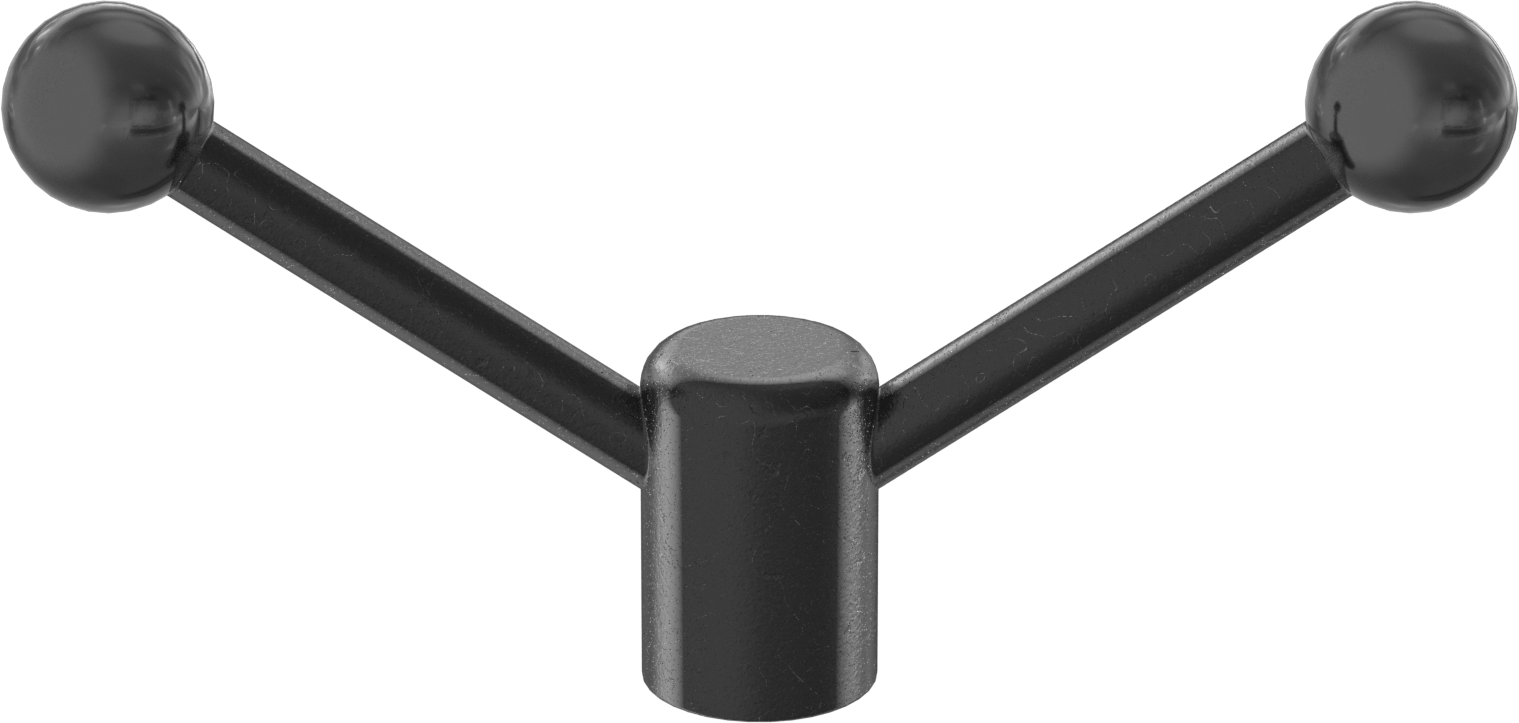 Çelik Ayarlanabilir Tutamak, 5/8"-11 Dişli Delik ile