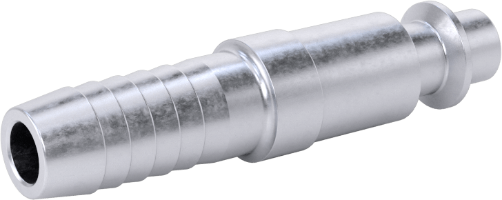 Hava için Nikel Kaplı Endüstriyel Hızlı Bağlantı Kesme Hortum Bağlantısı, 3/8" İç Çaplı Hortum için Dikenli Uçlu 1/4 Boyutlu Plug