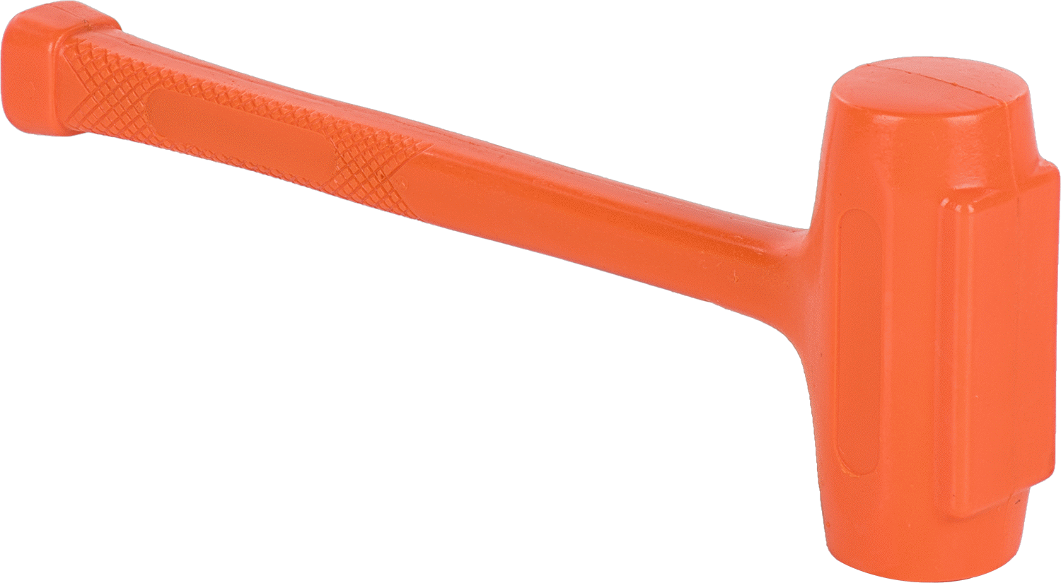 Yüksek Görünürlüklü Dead Blow Tokmak, 2" Çaplı Poliüretan Kauçuk Yüzeyli, 1-3/4 lbs.