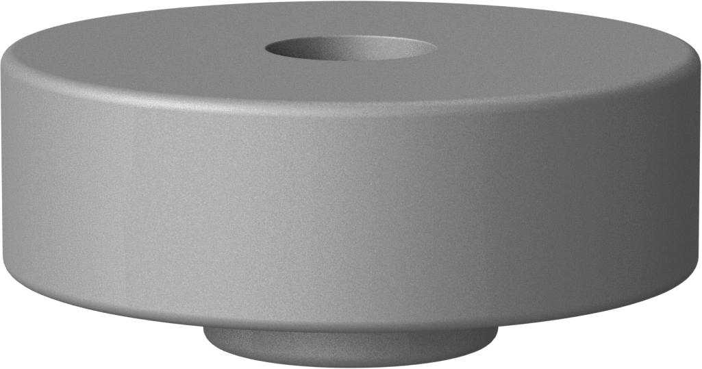 Kimyasallara Dayanıklı PVC Titreşim Sönümleyici Burç, 2,37 inç Çap, 300 lbs. Kapasite