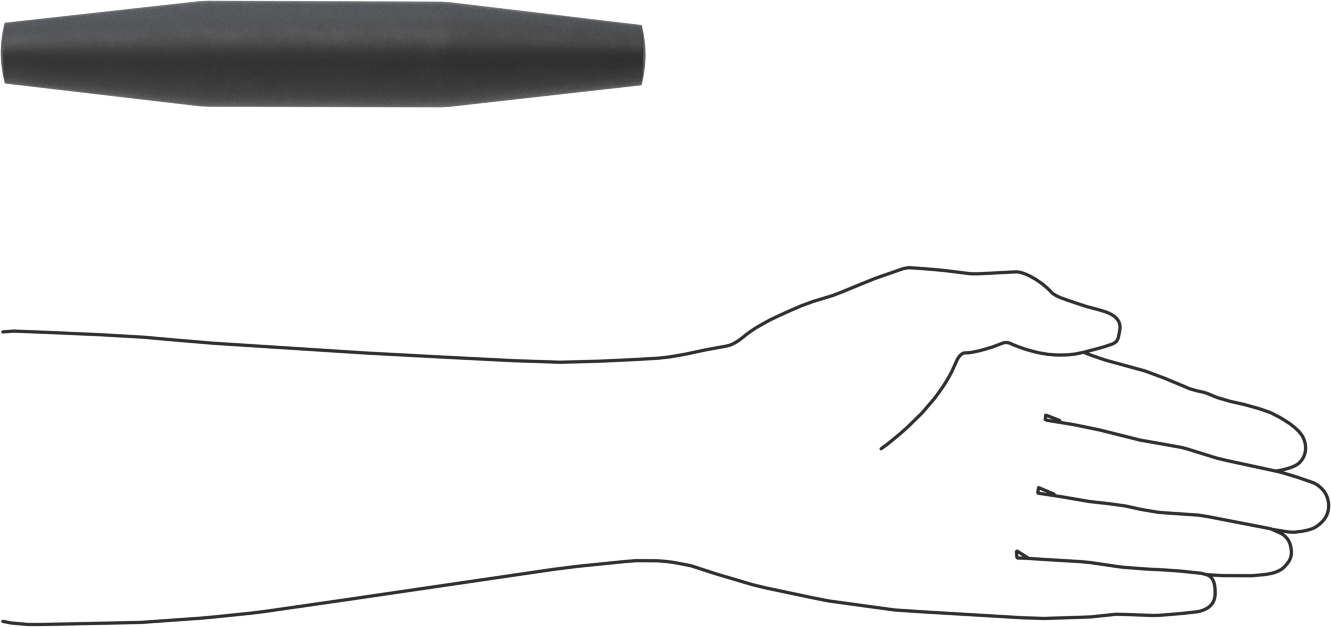 Çift Konik Delik Hizalama Pimi, 3/4" Uç Çapı, 2-1/2" Konik Uzunluk, 1-5/16" Çap