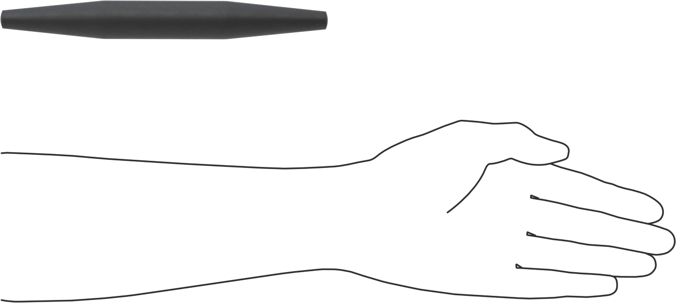 Çift Konik Delik Hizalama Pimi, 7/16" Uç Çapı, 2-1/2" Konik Uzunluk