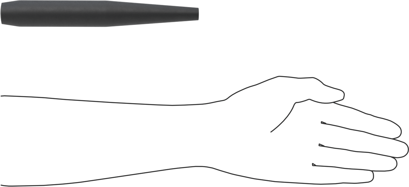 Hizalama Pimi, 1/2" Uç Çapı, 3-3/4" Konik Uzunluk