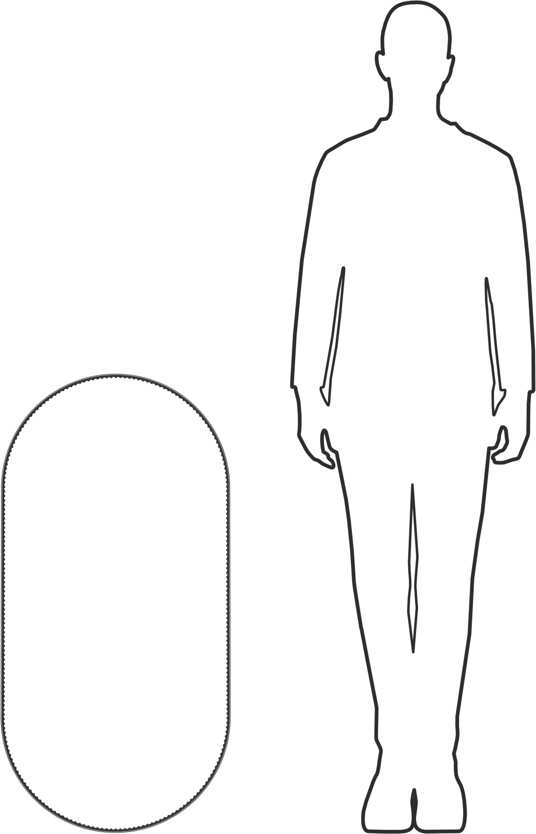 Dişli V Kayışı, Anma Numarası Ax93, 95" Dış Çevre