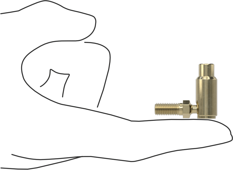 Rulmanlı Bağlantı, Hızlı Kurulum, Dış Yay, 1/4"-20 Diş