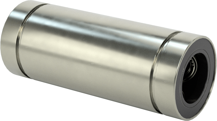 Sabit Hizalama Topu Lineer Rulman, Çelik Bilyalı Çelik Rulman, 3/8" Mil Çapı, 1-19/32" Uzunluk