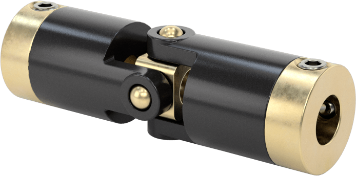 Hassas Tekli U-Eklem, Pim ve Blok Bağlantısı, 3/16“ Çap x 1/2” Derinlikli Mil için, Asetal