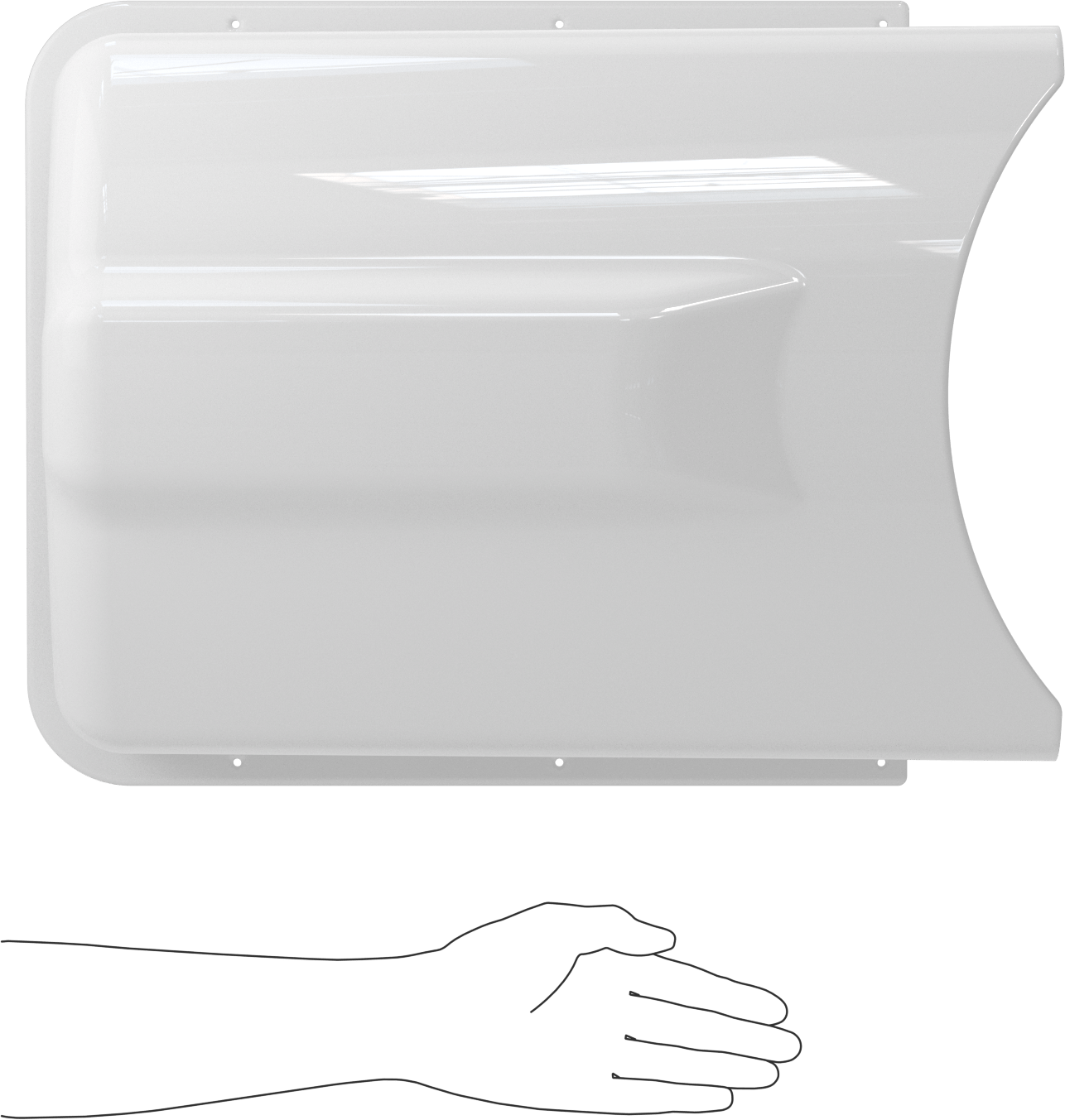 Lavabo Borusu Kapağı