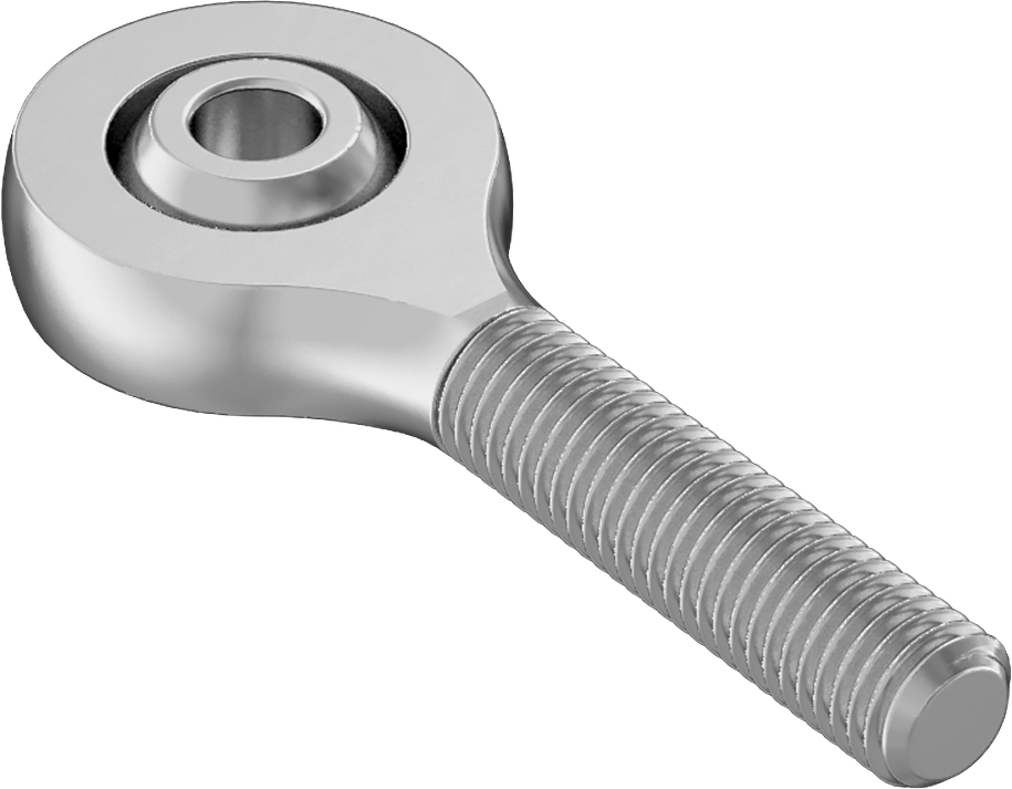 Bilyalı Mafsal Çubuk Ucu, Büyük Boy, 1/4"-28 Diş