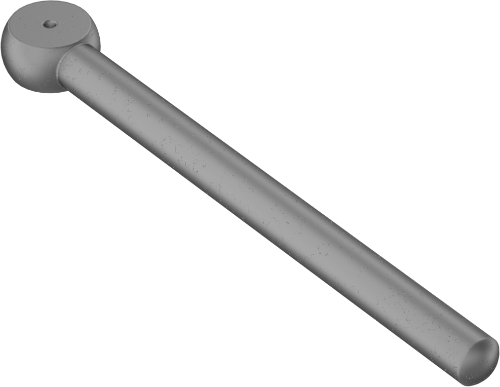 Çubuk Ucu Cıvata Boşluğu, 5/16" Şaft Çapı, 4-1/16" Şaft Merkez Uzunluğu