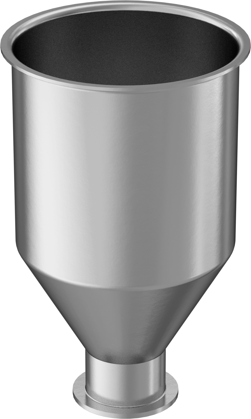 Sıhhi Metal Hazne Tipi Huni, 304 Paslanmaz Çelik, 16 FL oz Kapasite