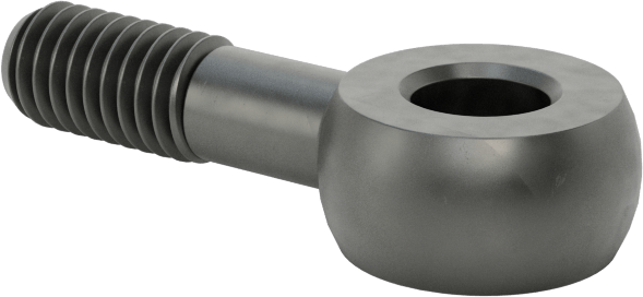 Sağ El Kısmen Dişli Çubuk Ucu Cıvatası, M6 x 1mm, 25 mm Merkez Uzunluğu, 11 mm Diş Uzunluğu, 55000 PSI