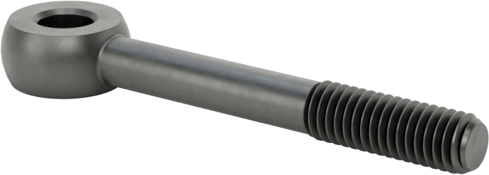 Sağ El Kısmen Dişli Çubuk Ucu Cıvatası, M6 x 1mm, 50 mm Merkez Uzunluğu, 18 mm Diş Uzunluğu, 55000 PSI