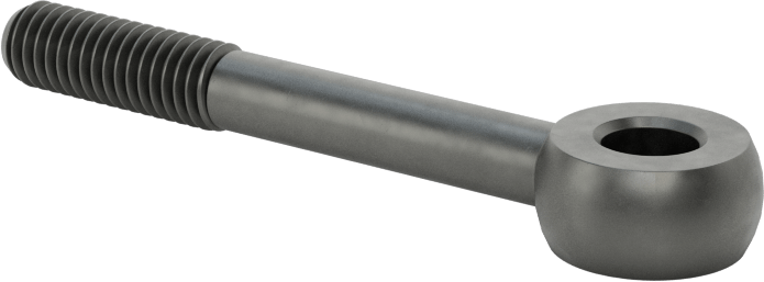 Sağ El Kısmen Dişli Çubuk Ucu Cıvatası, M6 x 1mm, 50 mm Merkez Uzunluğu, 18 mm Diş Uzunluğu, 55000 PSI