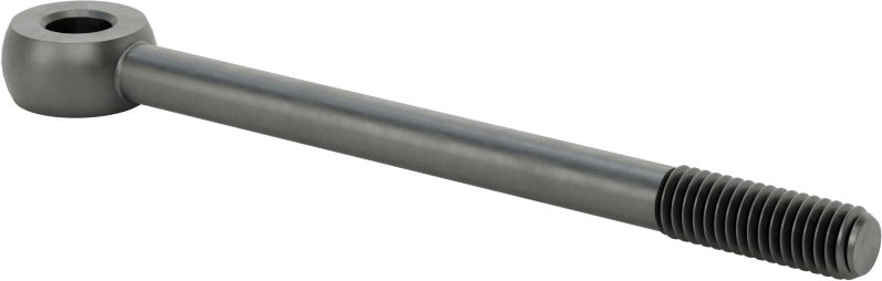 Sağ El Kısmen Dişli Çubuk Ucu Cıvatası, M6 x 1mm, 80 mm Merkez Uzunluğu, 18 mm Diş Uzunluğu, 55000 PSI