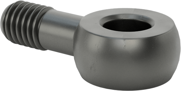 Sağ El Kısmen Dişli Çubuk Ucu Cıvatası, M8 x 1.25mm, 25 mm Merkez Uzunluğu, 9 mm Diş Uzunluğu, 55000 PSI