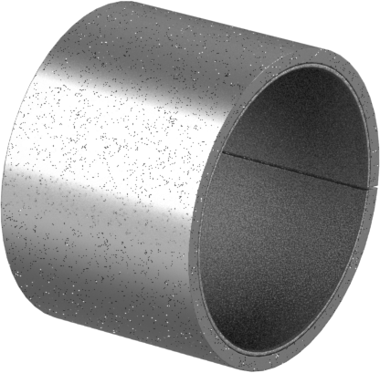Kuru Çalışmalı Metal Takviyeli PTFE Kovanlı Rulman, Çelik Kabuk ile, Bronz Sırtlı, 5/8" Mil Çapı için, 1/2" Uzunluk
