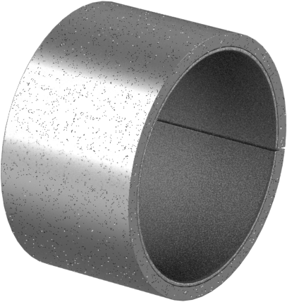 Kuru Çalışmalı Metal Takviyeli PTFE Kovanlı Rulman, Çelik Kabuk ile, Bronz Sırtlı, 3/4" Mil Çapı için, 1/2" Uzunluk
