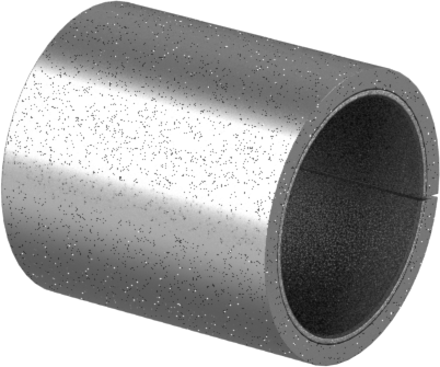 Kuru Çalışmalı Metal Takviyeli PTFE Kovanlı Rulman, Çelik Kabuk ile, Bronz Sırtlı, 3/8" Mil Çapı, 1/2" Uzunluk
