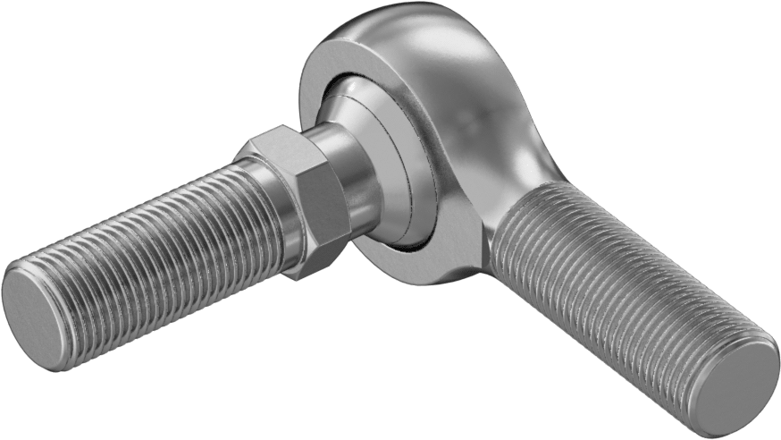 Top Mafsal, Bağlantı, PTFE Astar, Sol El 5/8"-18 Şaft, Sağ El Saplama