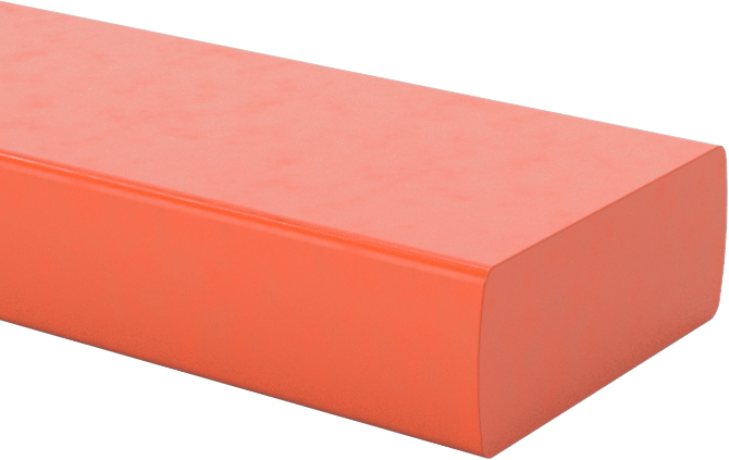 Düz Kayış, 5/8" Genişlik, 0,25 inç Kalınlık
