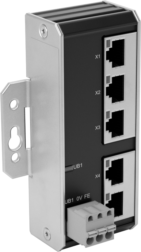 Düşük Profilli Ethernet Anahtarı, 1 GB/S İletim Hızı, 5 Soket